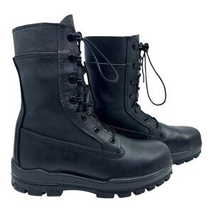 Bates Womens 8.5 M Steel Toe Leather Work Military Combat Boot Durashock E01788A